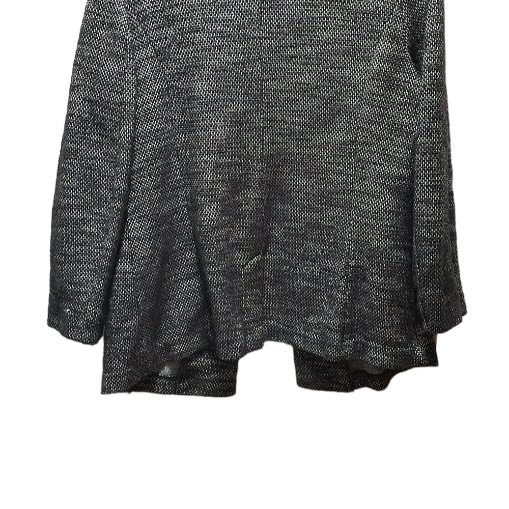 Basic Editions Black And Gray Open Front Cotton B… - image 6